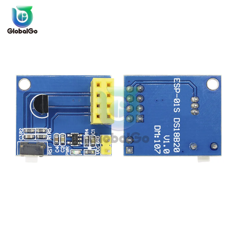 Модуль датчика температуры и влажности ESP8266 ESP-01 ESP-01S DS18B20 Умный дом Wifi Цифровой температурный модуль от-55 ° C до+ 125 °