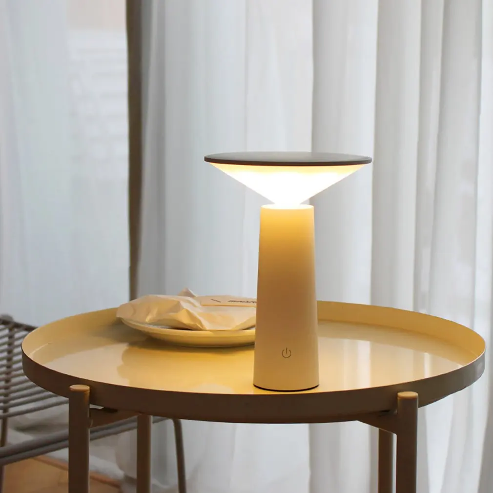 

New type Smart 3 Modes Table Light Shaking Head Table Desktop Light LED Night Light Touch memory dimming