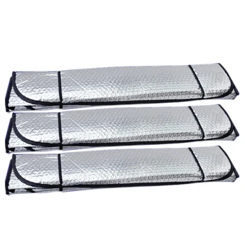 

Foldable Aluminum foil Large Size Sun Shade Truck Van Car Windshield Visor Block Cover 220cm*80cm