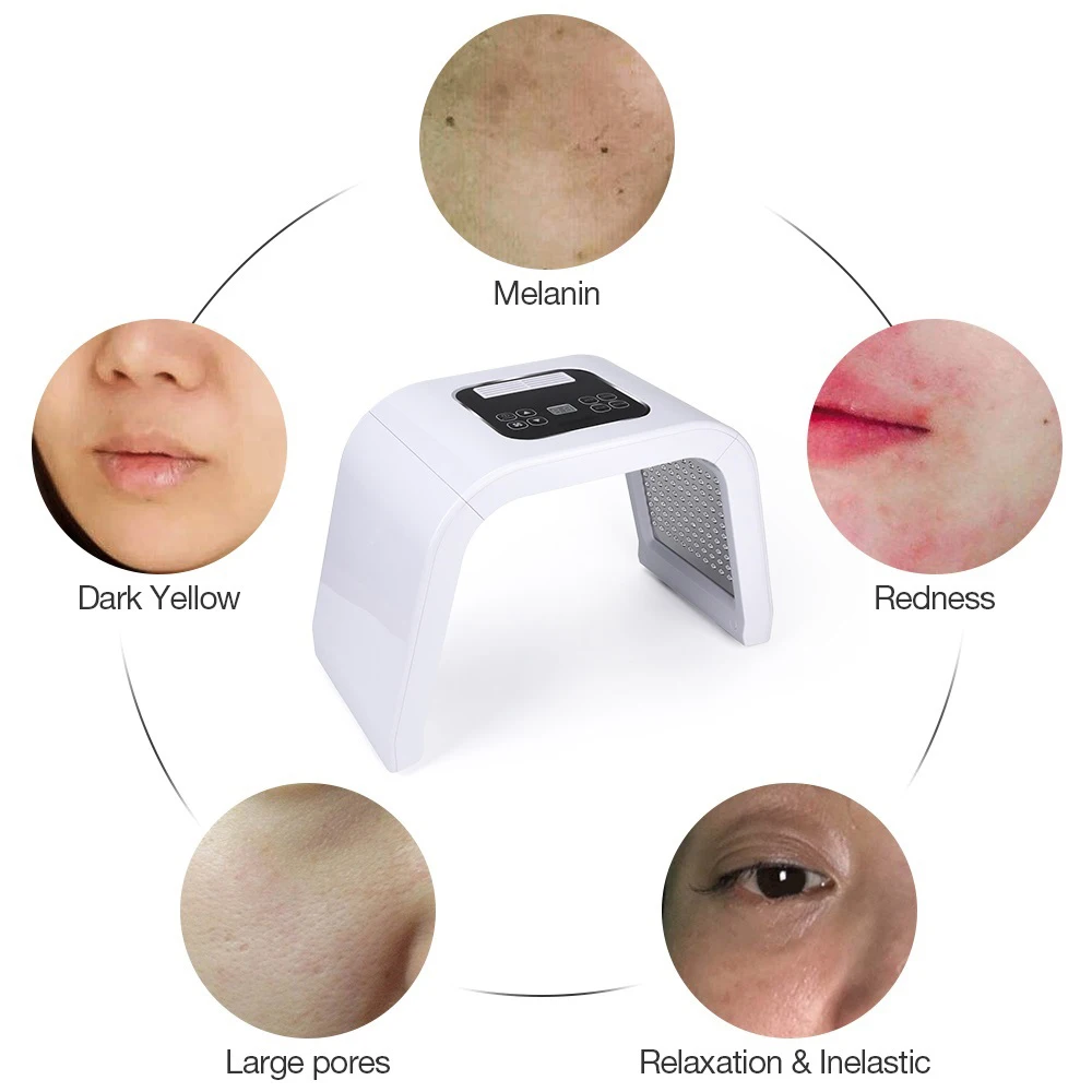  Pro 7 Colors LED Photon Mask Light Therapy PDT Lamp Beauty Machine Treatment Skin Tighten Facial Ac - 32927284138
