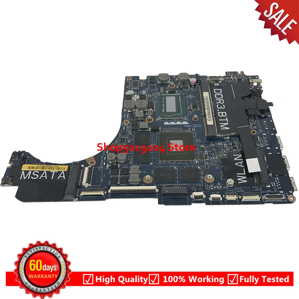 Для Dell XPS 15 L521X материнская плата для ноутбука CN-0HKTTR 0HKTTR SR0MR I7-3612QM QBL00 LA-7851P 100%