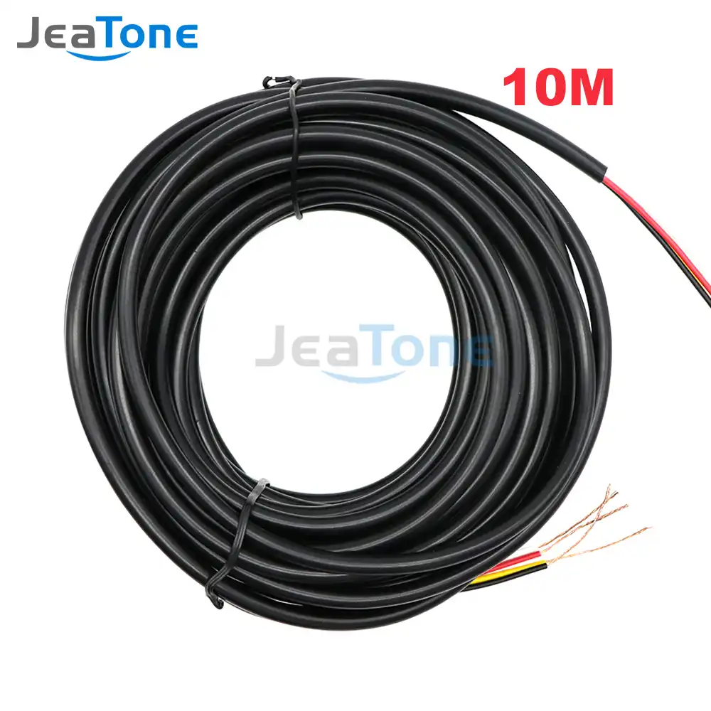 Jeatone 4 контактный Удлиненный кабель подходит для домофона видеодомофона 10