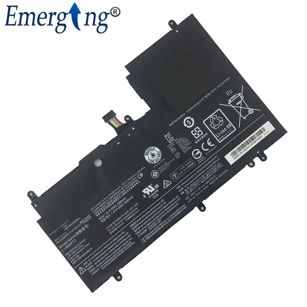 7,5 V 45WH аккумулятор для ноутбука lenovo yoga 3 14 yoga 700-14 L14M4P72 L14S4P72
