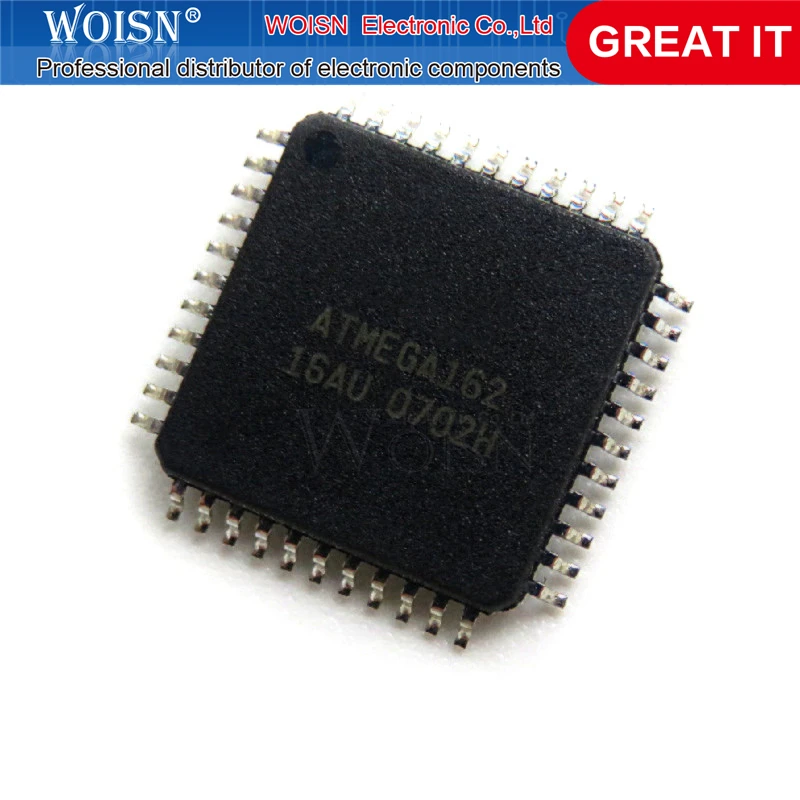 5pcs/lot ATMEGA162-16AU ATMEGA162-16 ATMEGA162 QFP-44 In Stock | Электронные компоненты и принадлежности