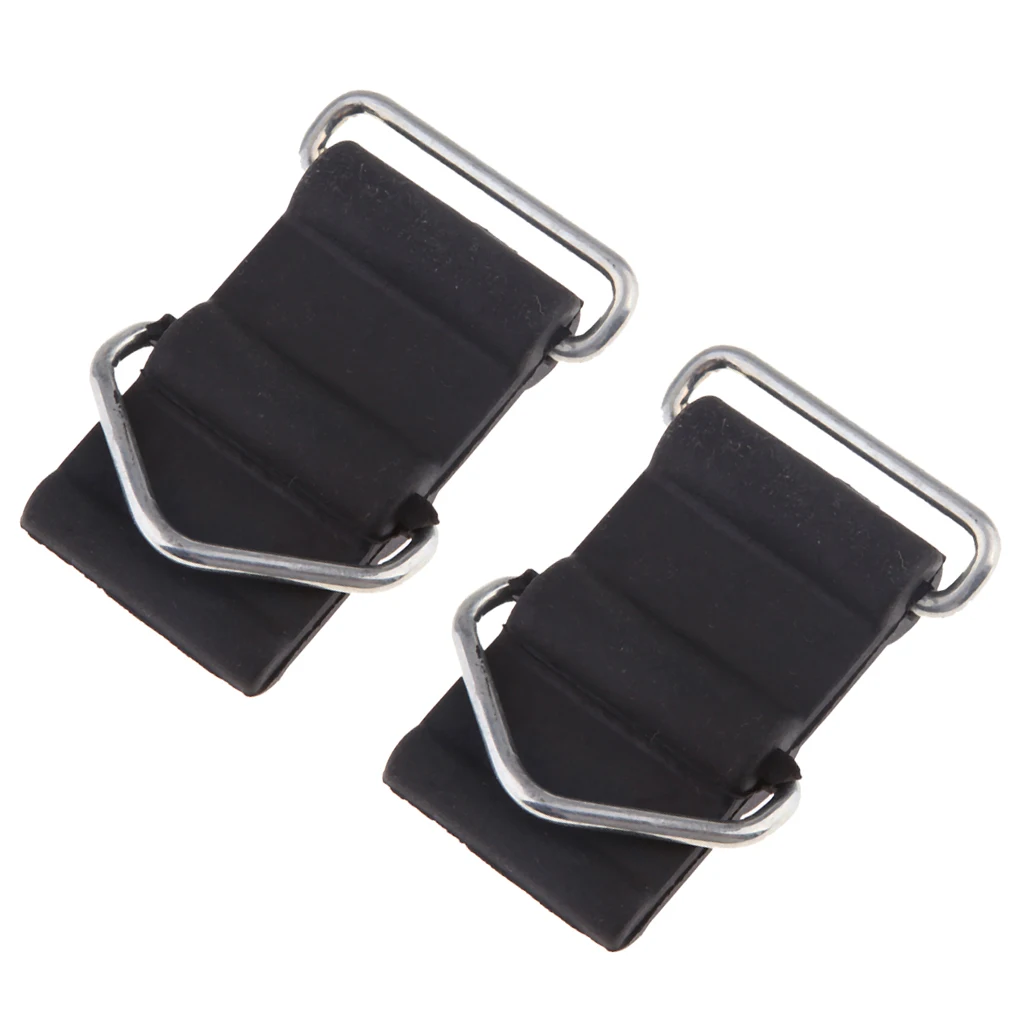2Pcs Fuel Gas Tank Hold Down Fitting Band Strap for Yamaha PW50 Peewee50