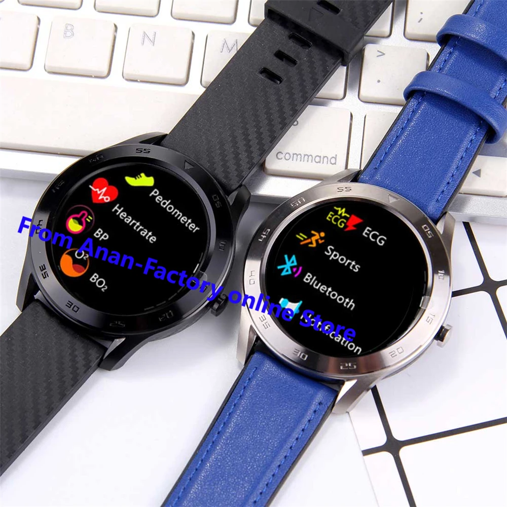 DT98 мужские умные часы IP68 Smartwatch ECG фитнес-трекер для измерения сердечного ритма полный сенсорный бизнес умные часы Bluetooth Вызов наручные часы