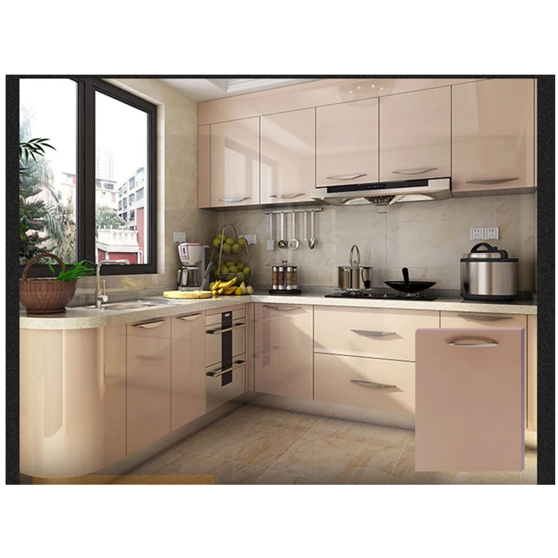 Фабричные магазины современный остров дизайн дешевые лаковые зеленый синий красный белый цвет кухонные шкафы