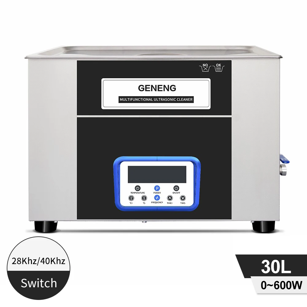 

Double Frequency Ultrasonic Cleaner 30L Timer Heater Control LCD Display Auto Parts DPF PCB Circuit Board Engine Ultrasonic Bath