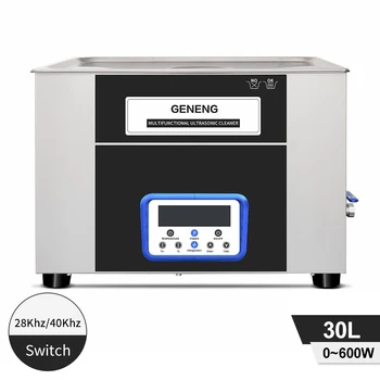 Buy Double Frequency Ultrasonic Cleaner 30L Timer Heater Control LCD Display Auto Parts DPF PCB Circuit Board Engine Ultrasonic Bath
