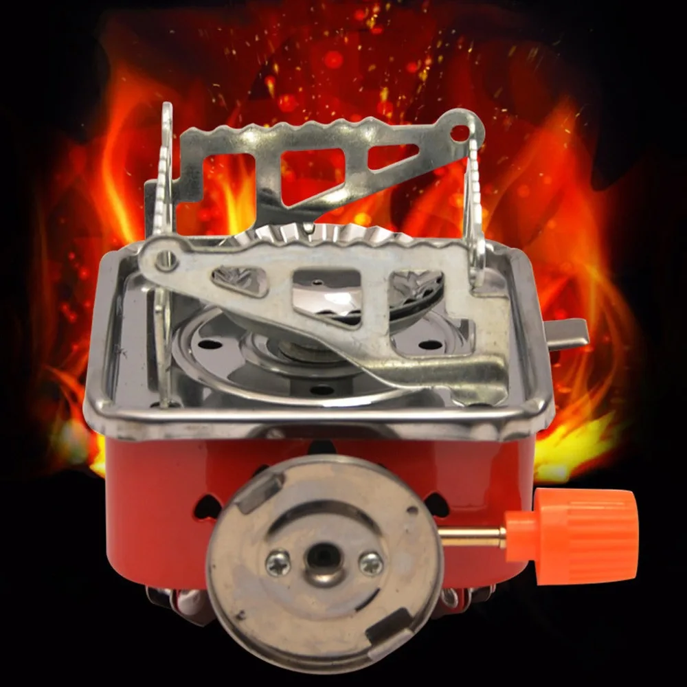 Outdoor Portable Foldable Picnic Square Oven Windproof Foldable Stove Portable Foldable Square Furnace #2D18 (4)