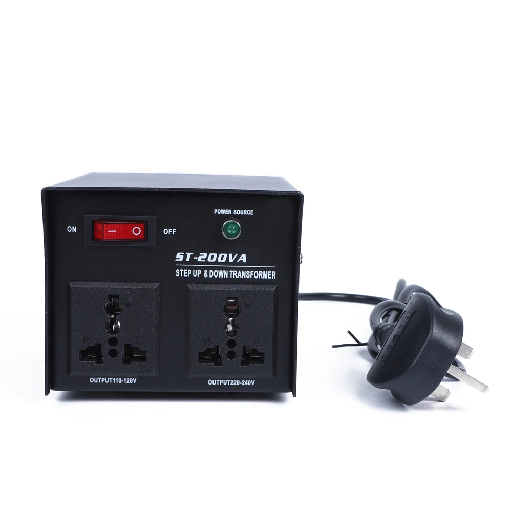 

Hot Intelligent Efficient Step Up Down Power Transformer 200W Home-use 100V-220V Household Electrical Appliance Voltage Converte