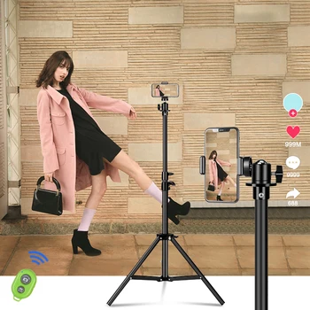 

Selfie Light Stand Tripod With 1/4 Screw Head Bearing For Studio Softbox Flash Umbrellas Reflector Lighting Flashgun Lamp
