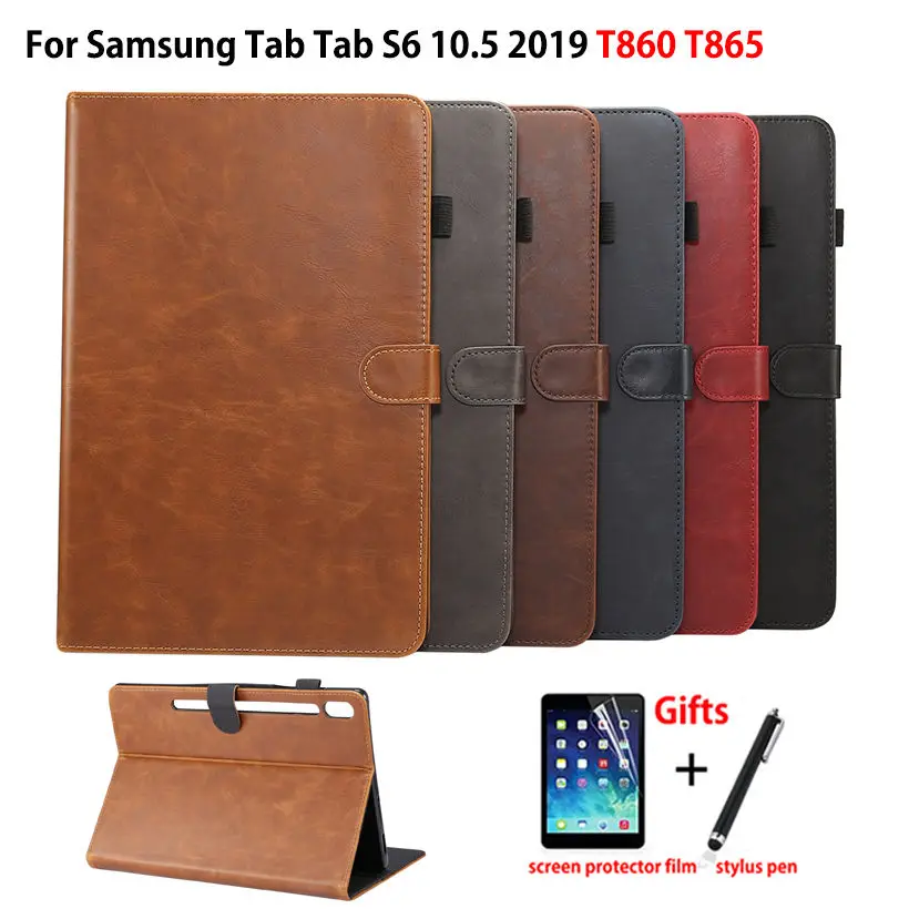 Роскошный чехол для Samsung Galaxy Tab S6 10 5 SM T860 T865 2019 &quotчехол планшета из искусственной