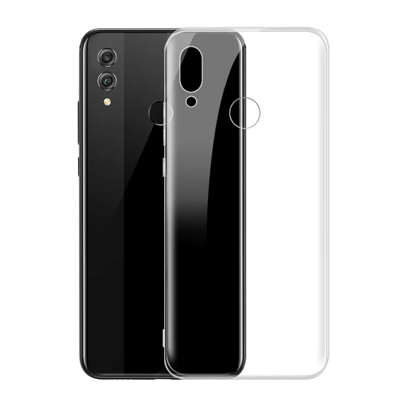 Силиконовый мягкий прозрачный чехол для huawei honor 10lite ультратонкий защитный из ТПУ