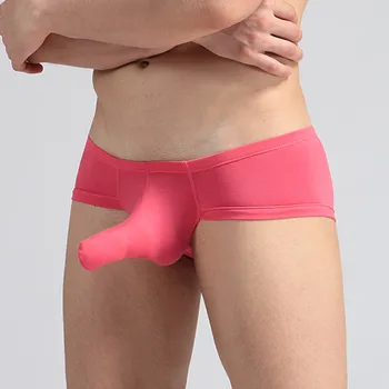 

Men's Thong Panties Fashion Solid Color Elephant Nose Pure Underwear Sexy Plain Underwear Sous Vetement Homme