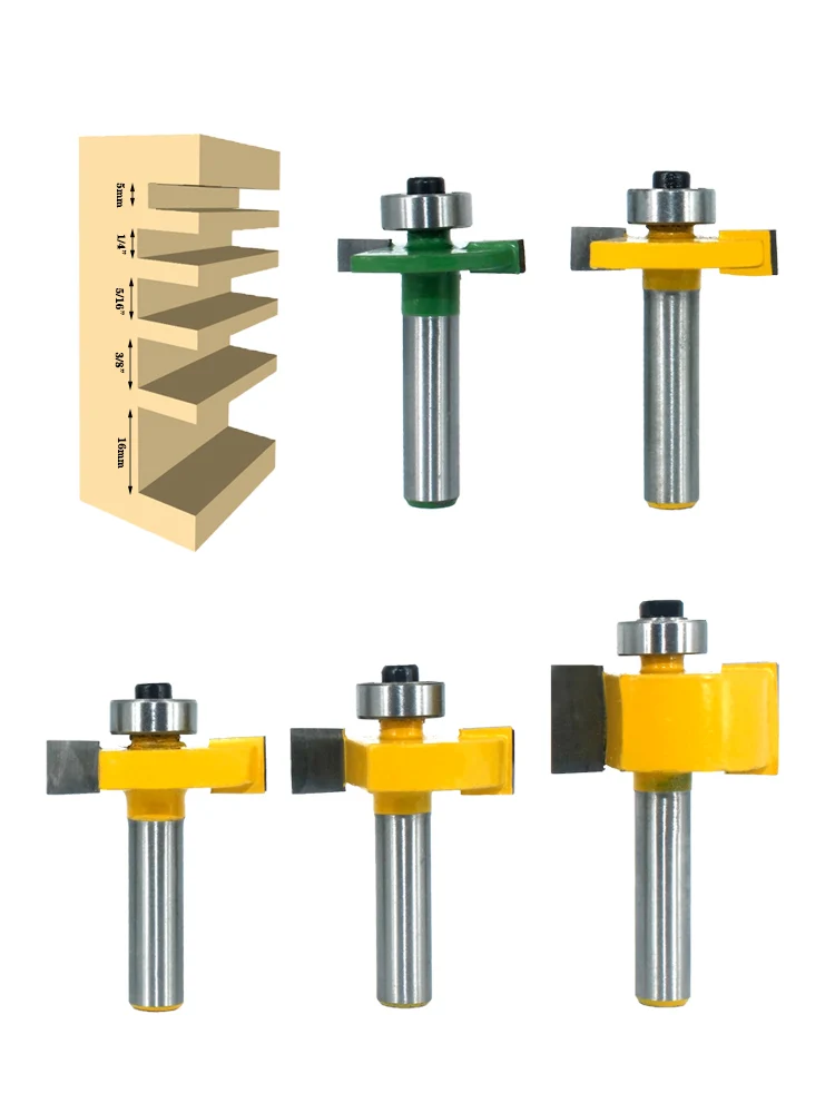 1pc 8mm Shank T-Sloting Router Bit Bit with Bearing Wood Slot Milling Cutter T Type Rabbeting Woodwork Tool for Wood MC02091 1pc 8mm Shank T-Sloting Router Bit Bit with Bearing Wood Slot Milling Cutter T Type Rabbeting Woodwork Tool for Wood MC02091