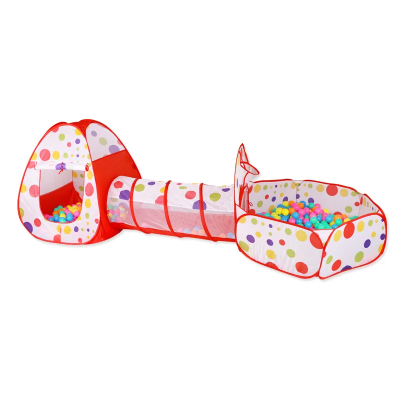 

kids tent 3Pcs/Set Children Tipi Tents Pool Ball Pool Pit Children's Tent Toy Ball Pool Pit Ocean ball storage Christmas Gift