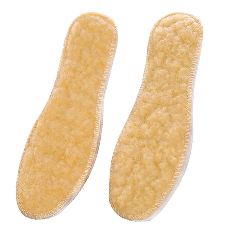 

1Pair Imitation Wool Men Women Insoles winter insoles Cozy Warm Premium Thick Fleece Thermal Insoles Plush Shoe Pad Foot Tools