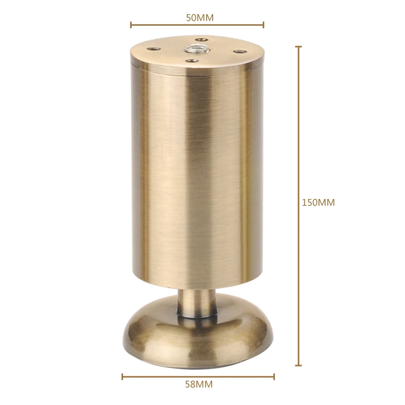 150mm Color A Myhomera мебельные ножки, регулируемые, 80 мм-150 мм, ножки для шкафа, дивана, 150-250 кг, загрузочный шкаф, журнальный столик, ванная комната, Защита ног - Цвет: 150mm Color A