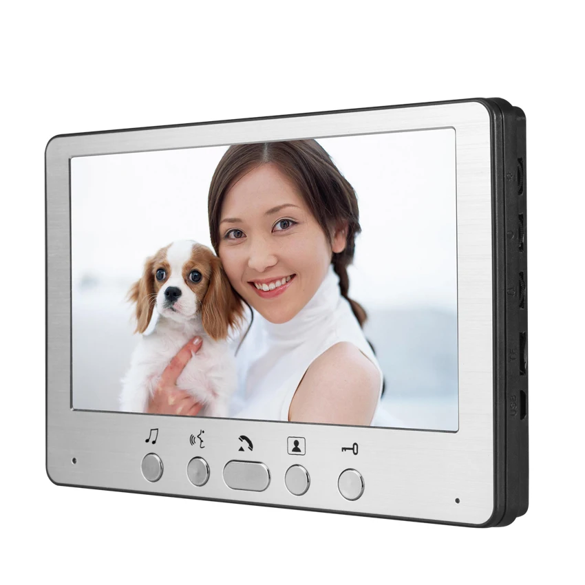 SmartYIBA Wired Wifi Smart IP Video Doorbell Intercom System 3 Screens Visual Call APP Remote Control Doorphone kits