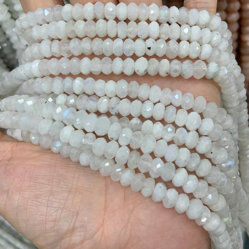 Rondelle DIY Spacer Loose Beads Para Fazer Jóias Colar Pulseira