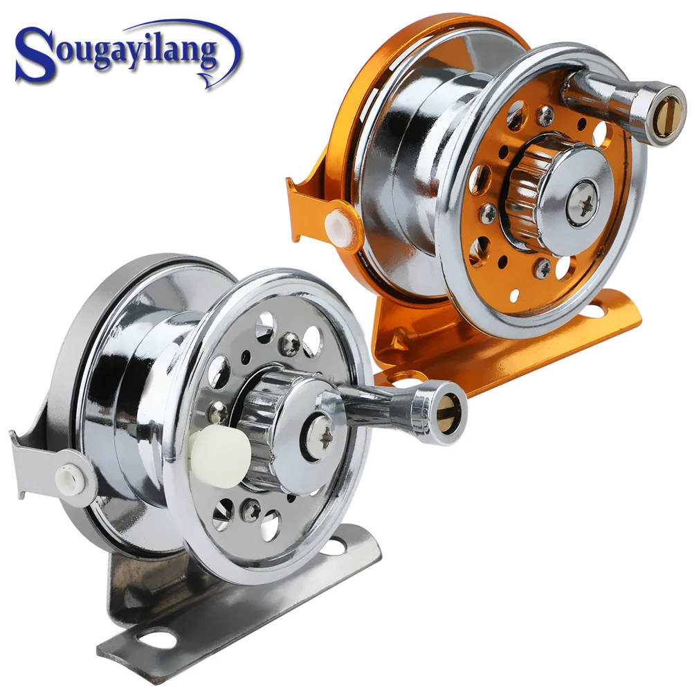 

Sougayilang High Quality Ultralight Weight Ice Fishing Reel Portable Raft Ice Spinning Travel Boat Fishing Tackle Gear