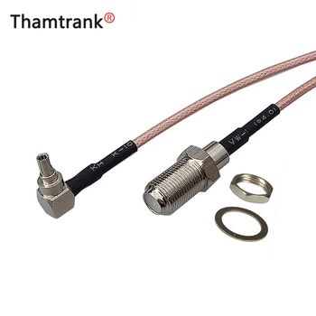 

10pcs/lot F to CRC9 RF Cable F Female to CRC9 Male Right Angle RG316 Pigtail Cable 15cm/50CM/100CM for Huawei 3G/4G USB Modem