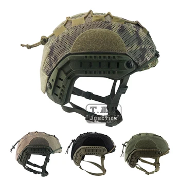 

Tactical Helmet Mesh Cover For Ballistic & FAST Bump Helmet NVG Battery FMA Shooting Hunting Airsoft Helmet Accessories M XL