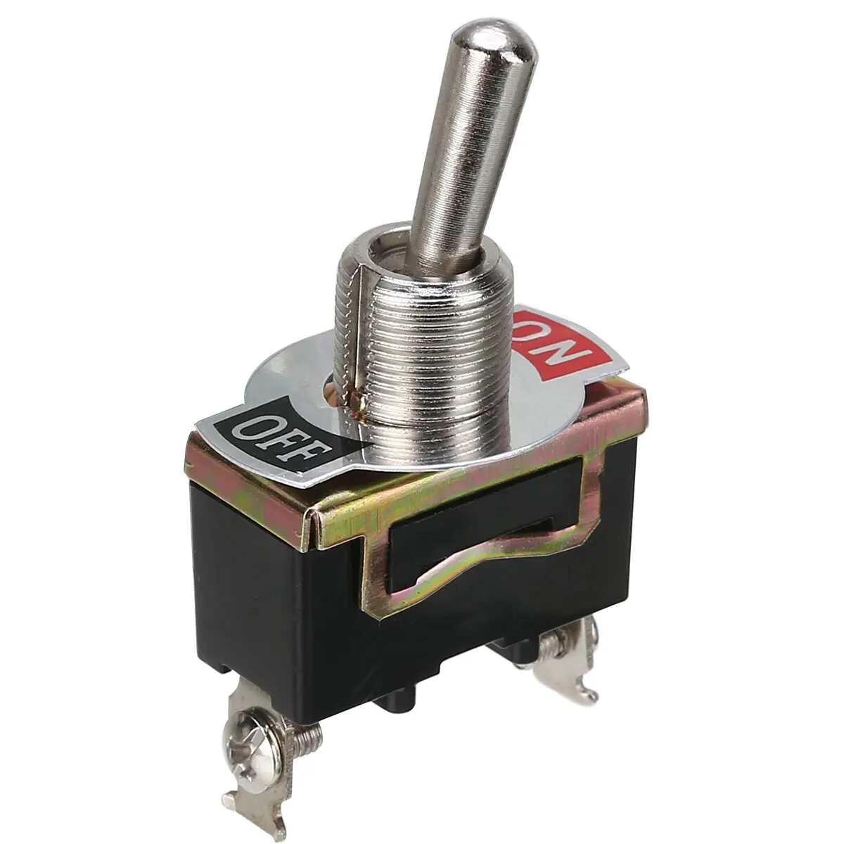 Universal 5pcs 12V 15A Rocker Toggle Flick Switch ON/OFF Car Dash Light SPST Heavy Duty