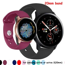 Galaxy watch Active 2 band для samsung galaxy watch 42 мм gear sport 20 мм ремешок для часов amazfit bip huawei watch 2 pro Аксессуары