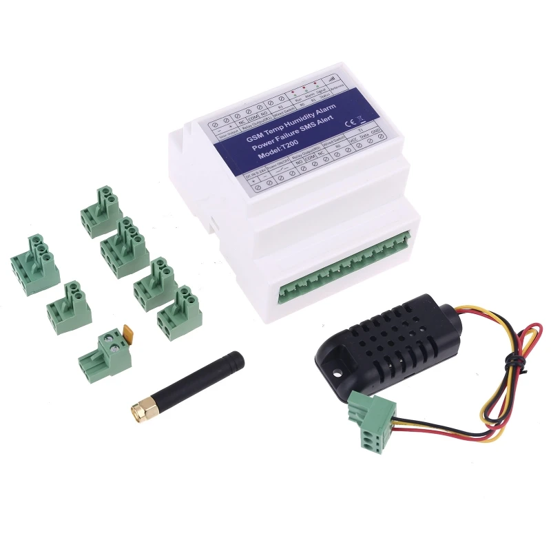 

GSM 3G 4G Temperature Humidity Power Status Monitoring Relay T200 SMS Alarm