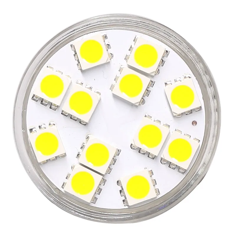 Светодиодная точечная лампа MR11 12 шт. SMD5050 переменный/постоянный ток 12/24 в