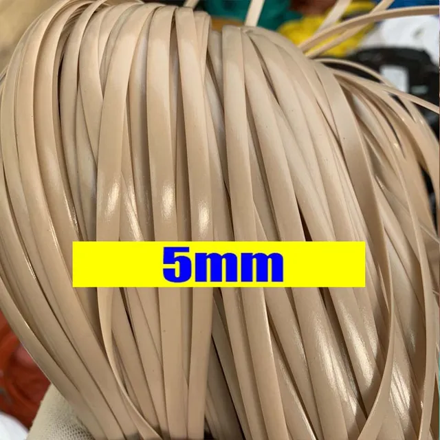 82 Types 10 Meters PE Flat Round Synthetic Rattan Material DIY Weaving Rope Knit Repair Furniture Bed Sofa Chair Table Basket 39