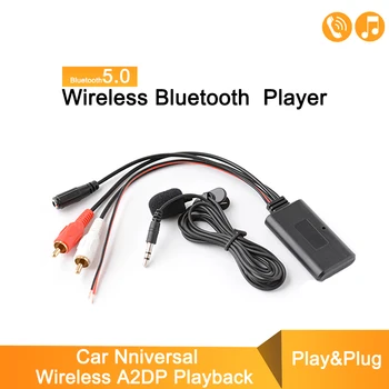 

Car Universal 2RCA Lotus Male Head Bluetooth AUX Music + MIC Bluetooth Phone