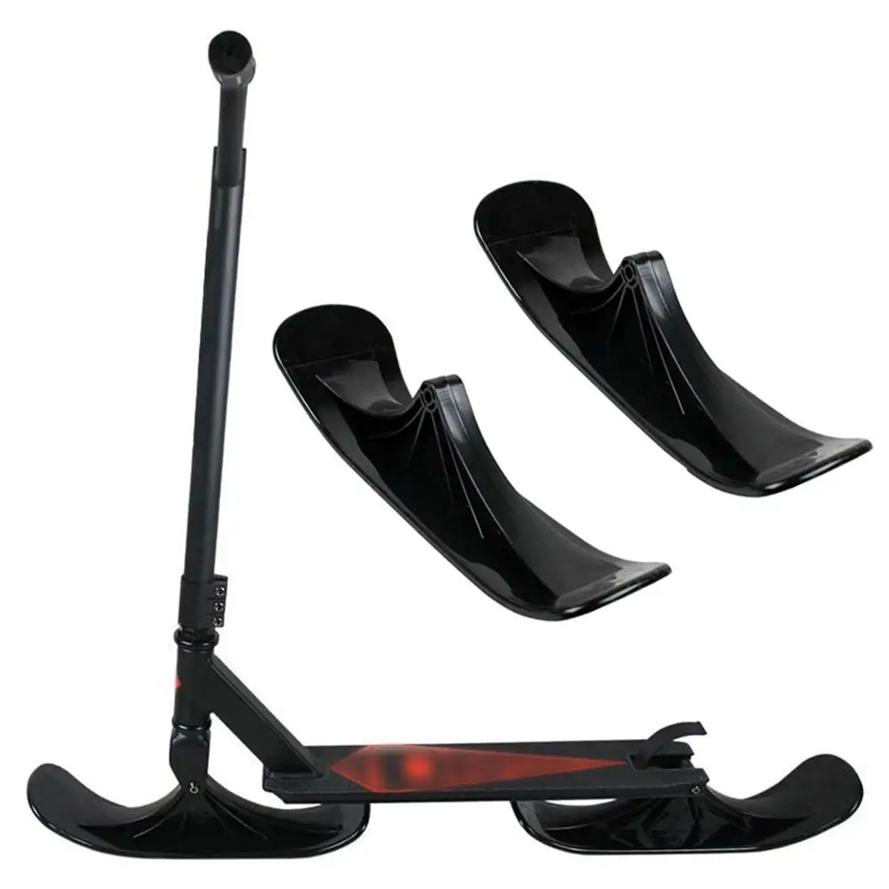 2Pcs Ski Sleigh Accessories Winter Snow Scooter Sled Children's Dual-use Two-in-one Two Wheels Riding Tyre Parts | Спорт и