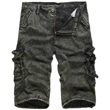 Шорты мужские армейские Карго повседневные моющиеся карманные джоггеры комбинезон мужские шорты мужские брюки мужские короткие уличные