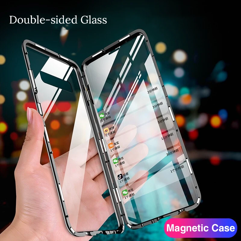 Магнитный адсорбционный чехол для телефона samsung Galaxy M30s A50 A70 A50S A20 A30 откидная Передняя Задняя крышка для samsung S10e Note 10 Plus