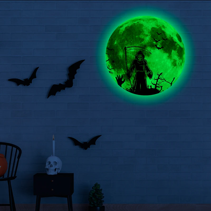 1pc Letter Shaped Glow In The Dark Wall Sticker, PVC Water, 51 OFF