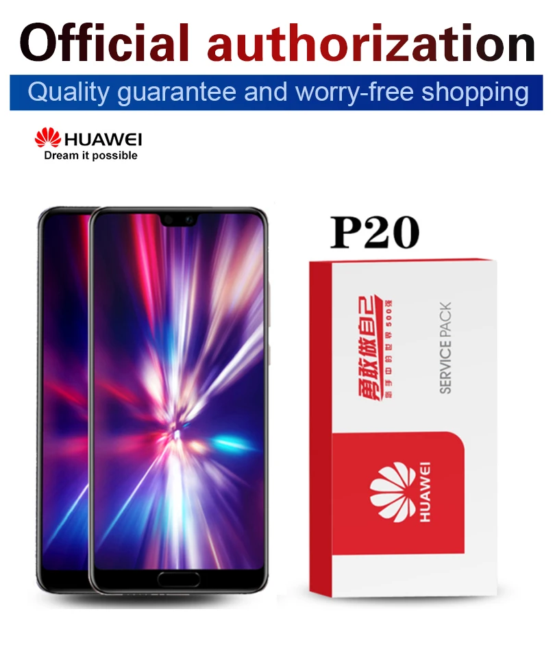 5,8 ''дисплей Замена с отпечатком пальца для huawei P20 lcd кодирующий преобразователь сенсорного экрана в сборе EML-AL00 EML-AL01 L03