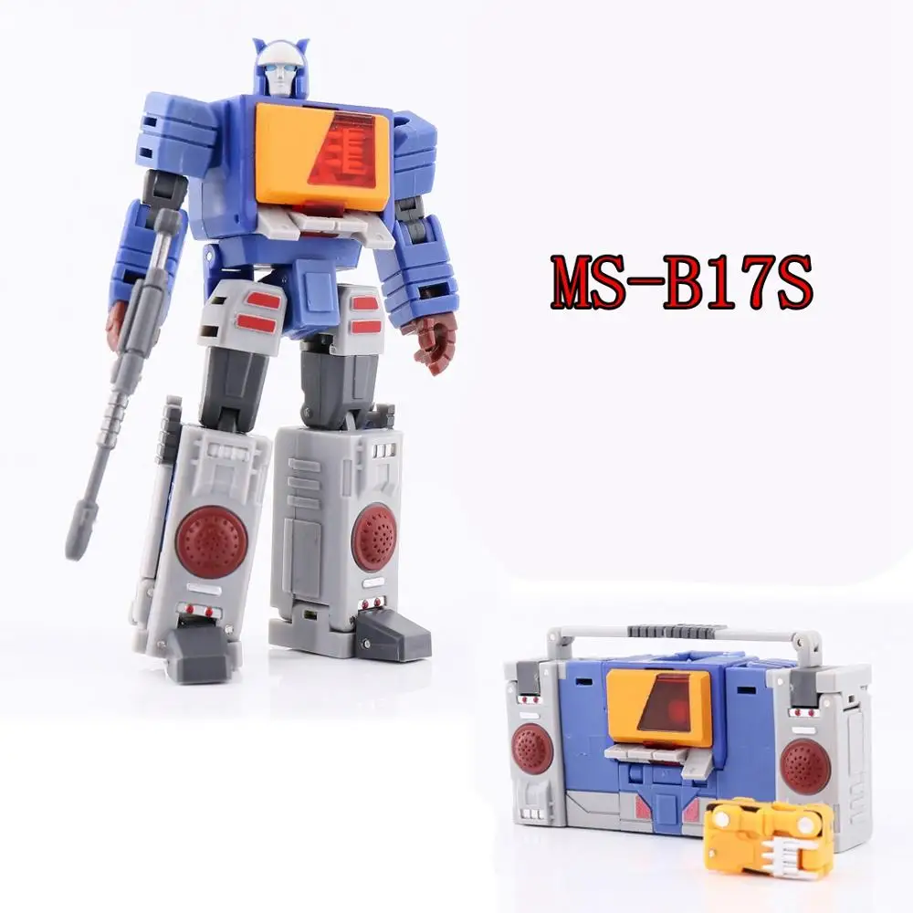 Магический квадрат MS-Toys трансформация MS-B04 ультра магнит транспортер режим MS B04 мини фигурка робот игрушки подарок - Цвет: MS-B17S (9.7cm)