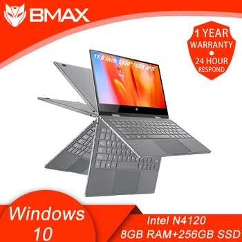 

BMAX Y11 Laptop 11.6 Inch Intel Celeron N1420 Notebook Intel UHD 600 Graphics Card 8GB RAM 256GB SSD Tounch Screen Windows 10