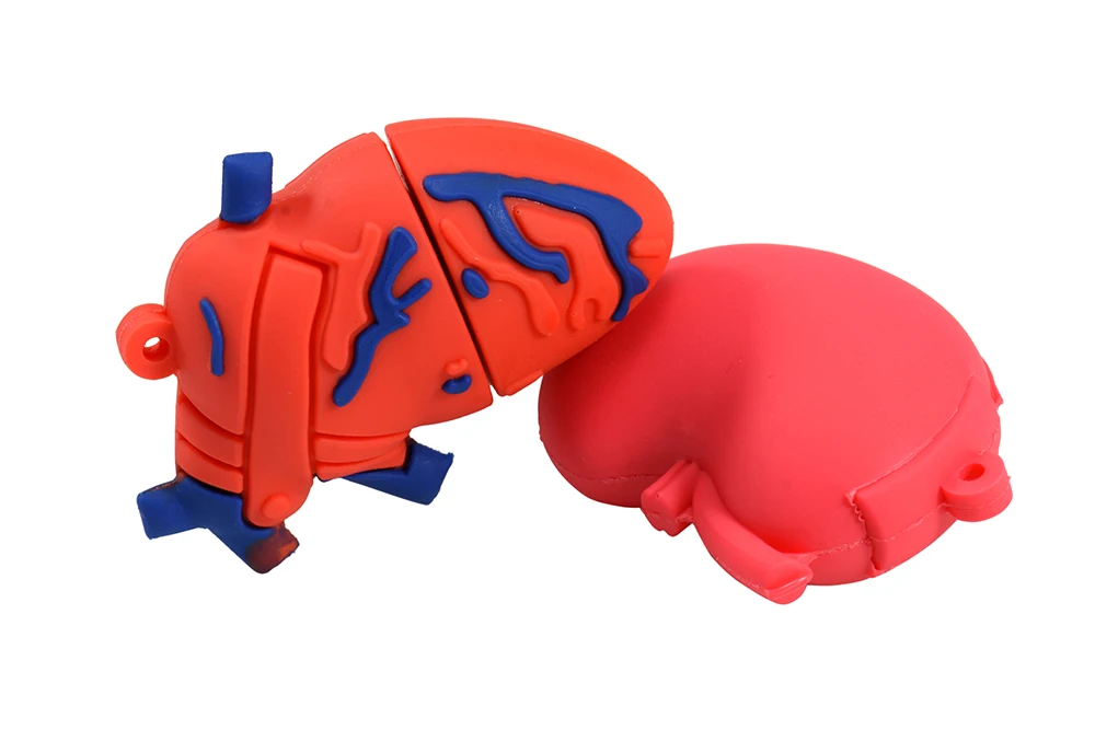 JASTER, USB флеш-накопитель, легкое мультяшное сердце, USB 2,0, флеш-накопитель, USB флешка, 4 ГБ, 8 ГБ, 16 ГБ, 32 ГБ, 64 ГБ, 128 ГБ, подарок на Хэллоуин