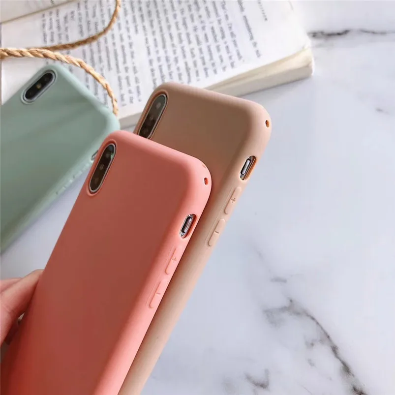 Модные Карамельный цвет чехол для спортивной камеры Xiao mi Red mi 7 7A S2 4A 4X5 плюс 6A Note 7 6 5 5A K20 Pro mi A1 A2 8 Lite 9 SE 9T F1 Мягкий ТПУ чехол