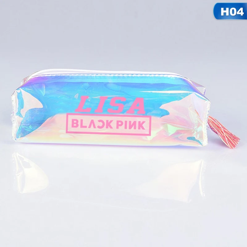 H04 Blackpink лазерный канцелярский Пенал подарок Школьные Инструменты милый пенал для карандашей Карандаш сумка, школьные принадлежности - Цвет: H04