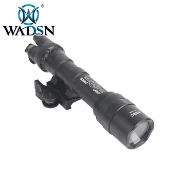 

WADSN Tactical Flashlight M622 Ultra Scout Light wDS07 Switch Assembly & ADM Hunting Mount Airsoft Torches WEX446 Weapon Lights