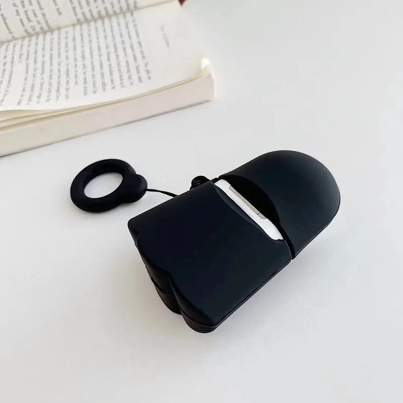 Spirited Away Japanese Anime Kaonashi Bluetooth Wireless EarphoneNo Face Man Faceless Earphone Cases For Apple Airpods 1 2 case