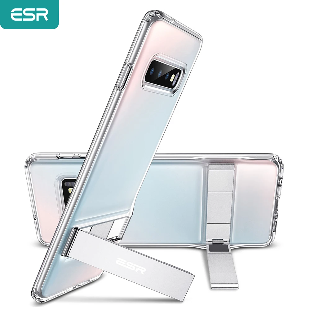 ESR бизнес чехол для мобильного телефона Samsung S10 e плюс с металлическим подставкой