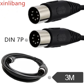 

7 Pin Din Midi Cable 7PIN DIN Male to Male Controller Interface Cable-3m