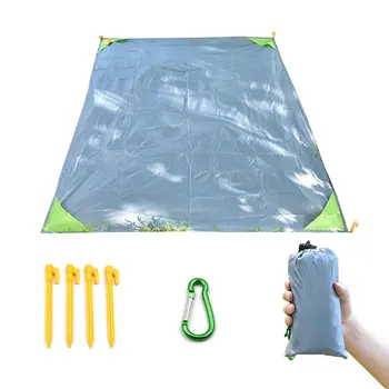 

lightweight blanket waterproof sandproof pocket beach picnic camping blanket Portable groundsheet tarp