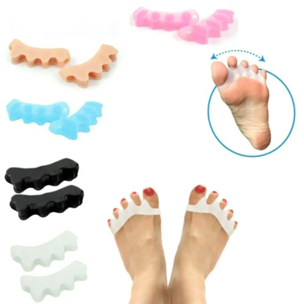 

Five-hole Toes Separator Claw Mallet Snail Shape Pain Relief Cushion Toes Straightener Health Care Tools